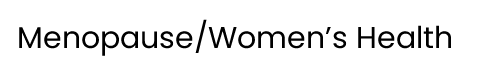MenopauseWomensHealth